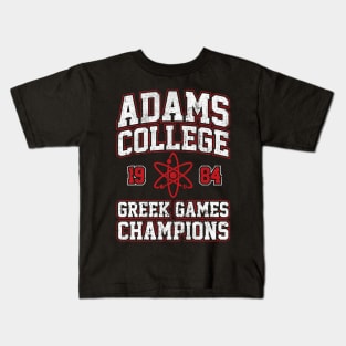 Adams College 1984 Greek Games Champions Kids T-Shirt